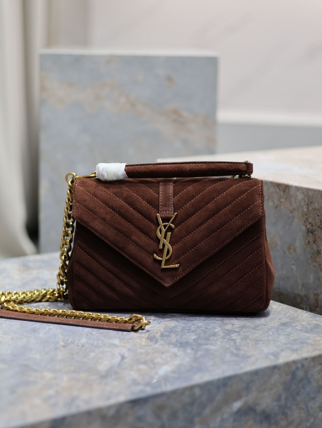 392737 MONOGRAM BROWN YSL