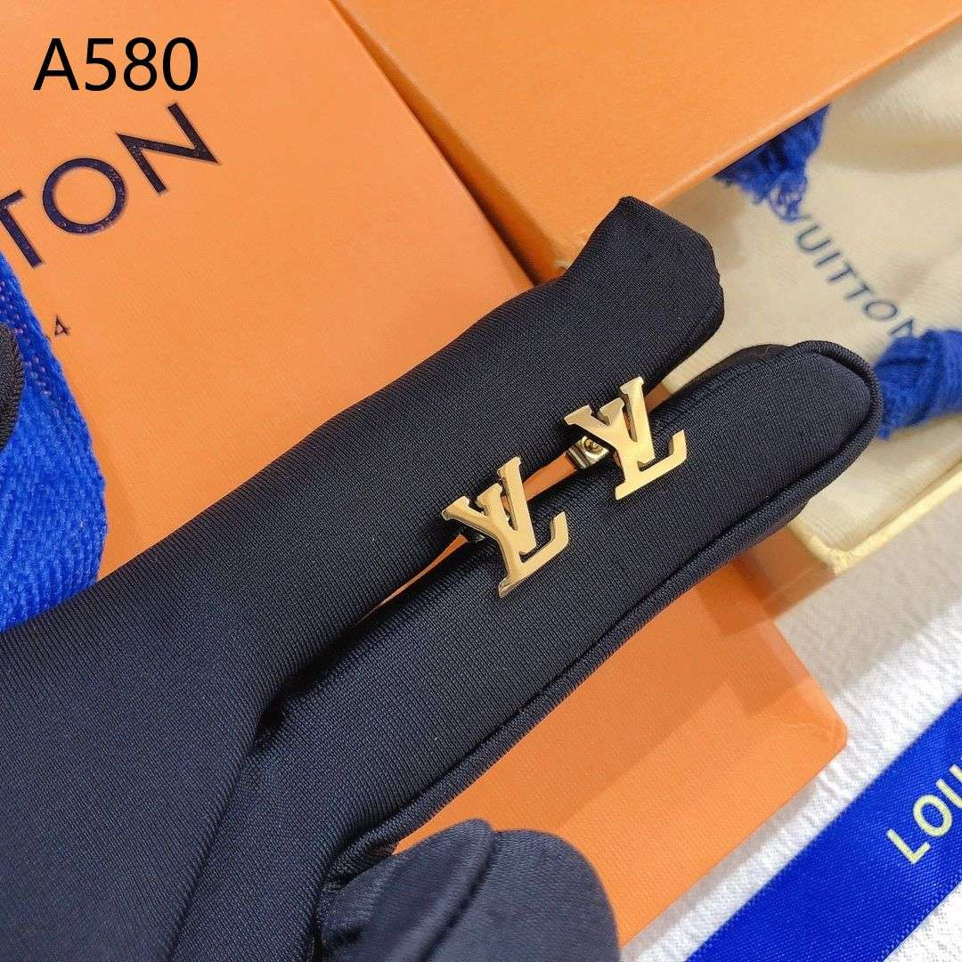 S71939 LV LOGO STUDD EARRINGS (NO BRANDED PACKAGING)