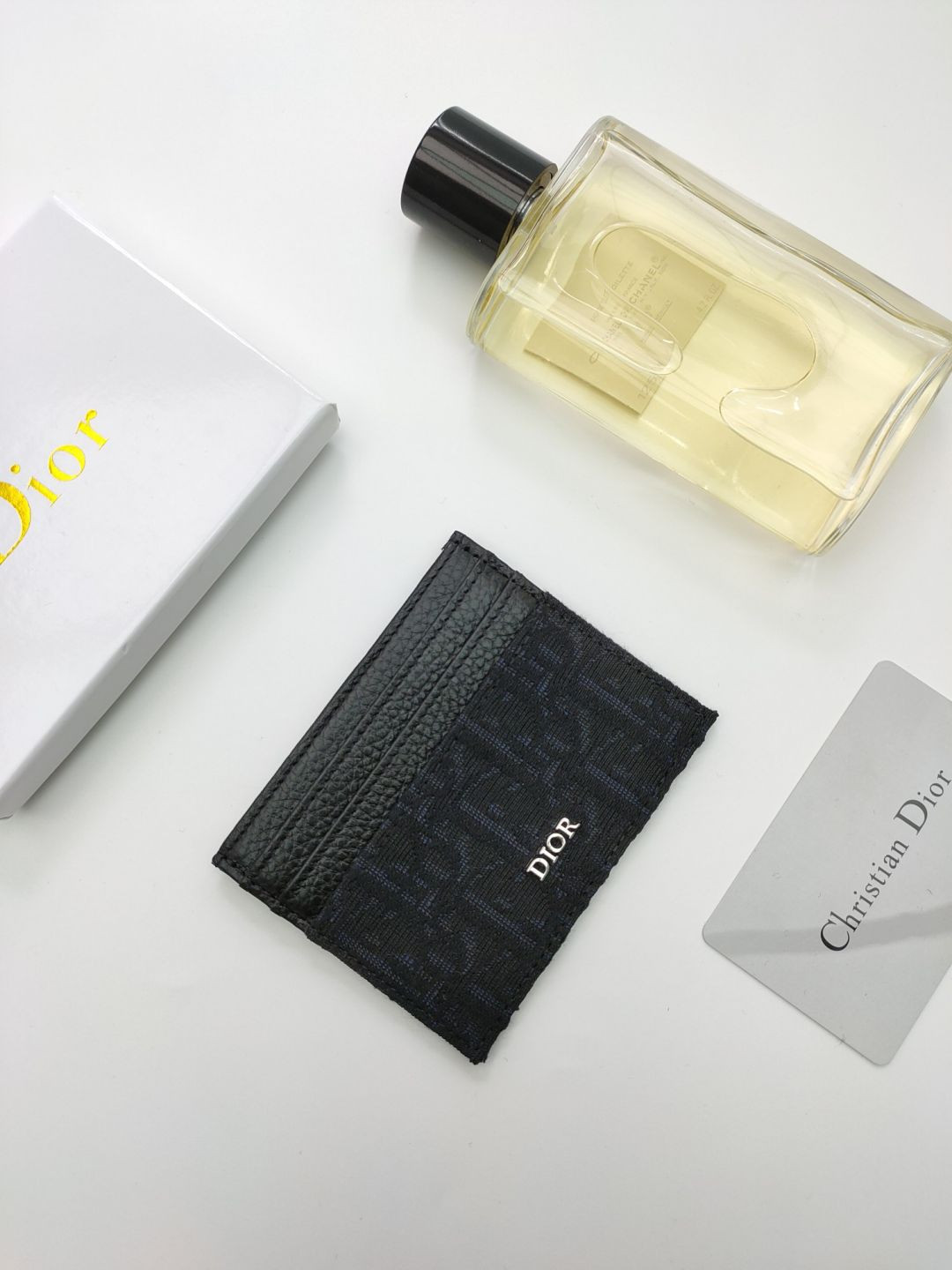 S92611 C135 Dior Oblique Wallet (black)