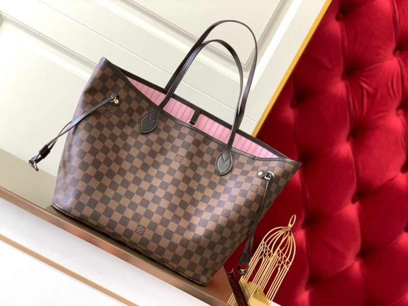 S12527 NEVERFULL DAMIER/PINK MM