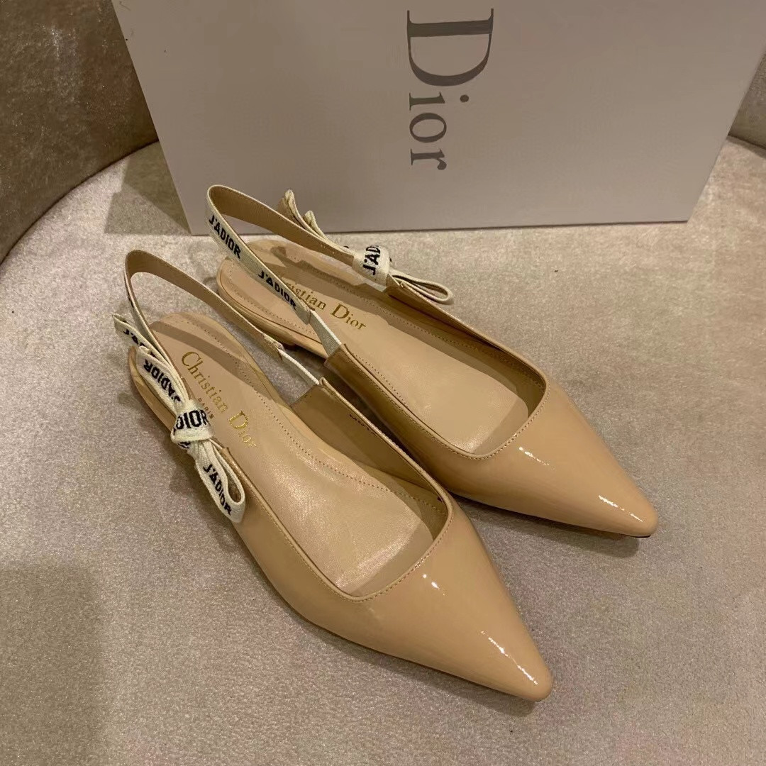 DIOR SLING BACK FLATS