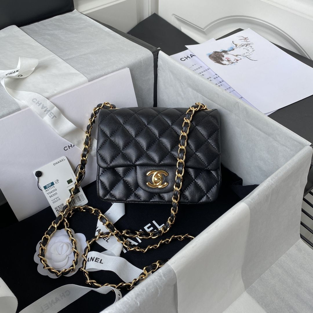 S03914 A01115 Chanel Classic Flap Bag Size: 17cm