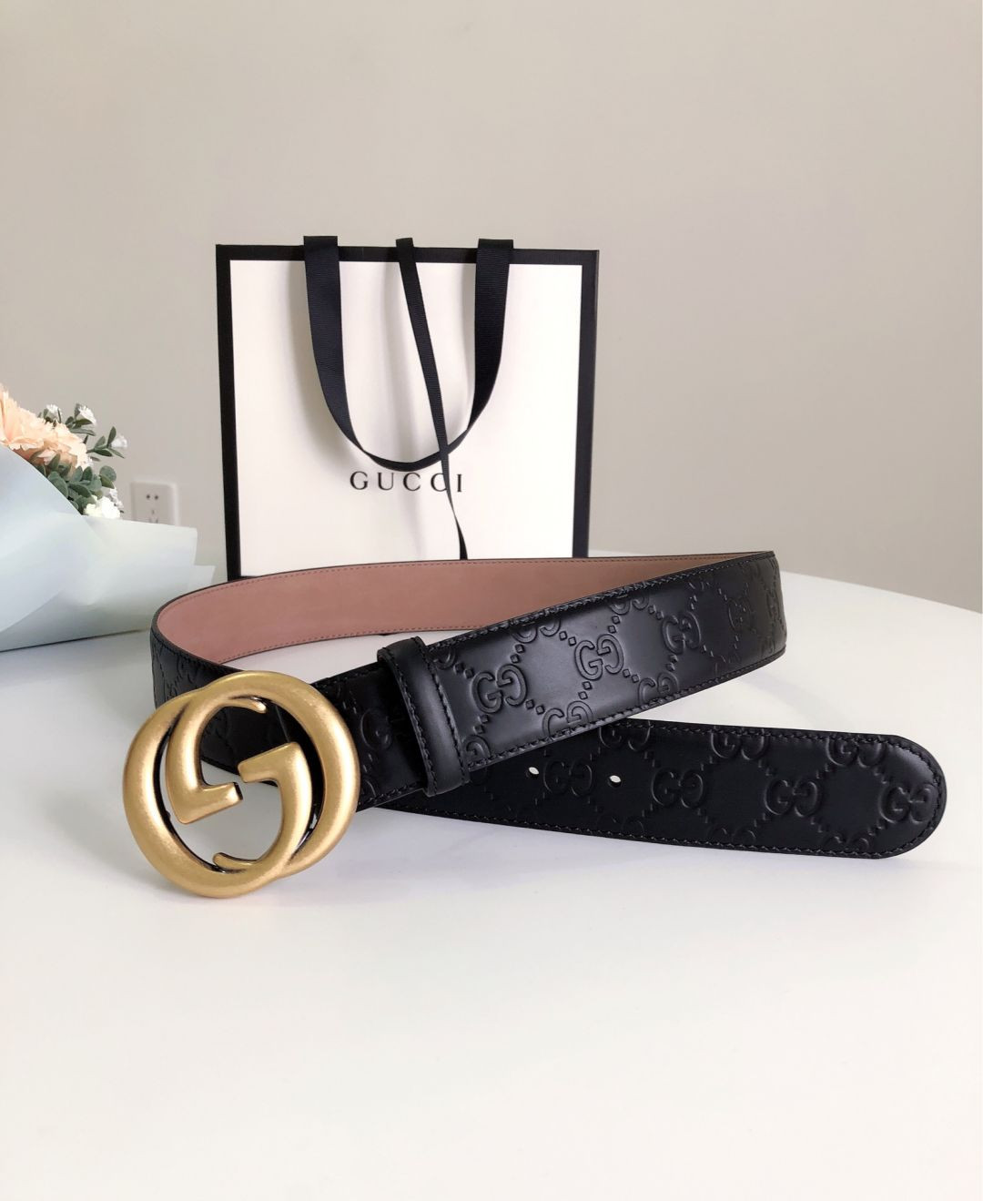 S104468 GG BELT BLACK