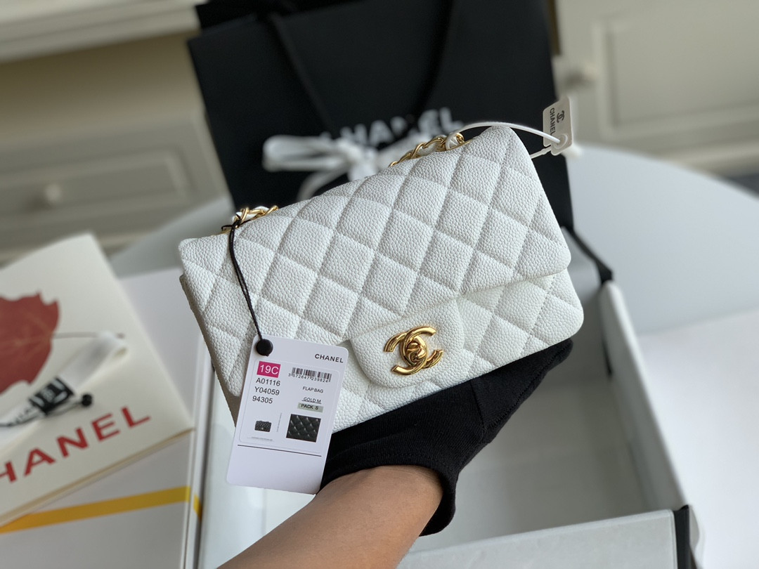 S57154 WHITE CHANEL CROSSBODY