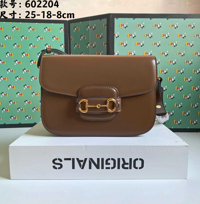 602204 GUCCI HORSEBIT 1955 BROWN