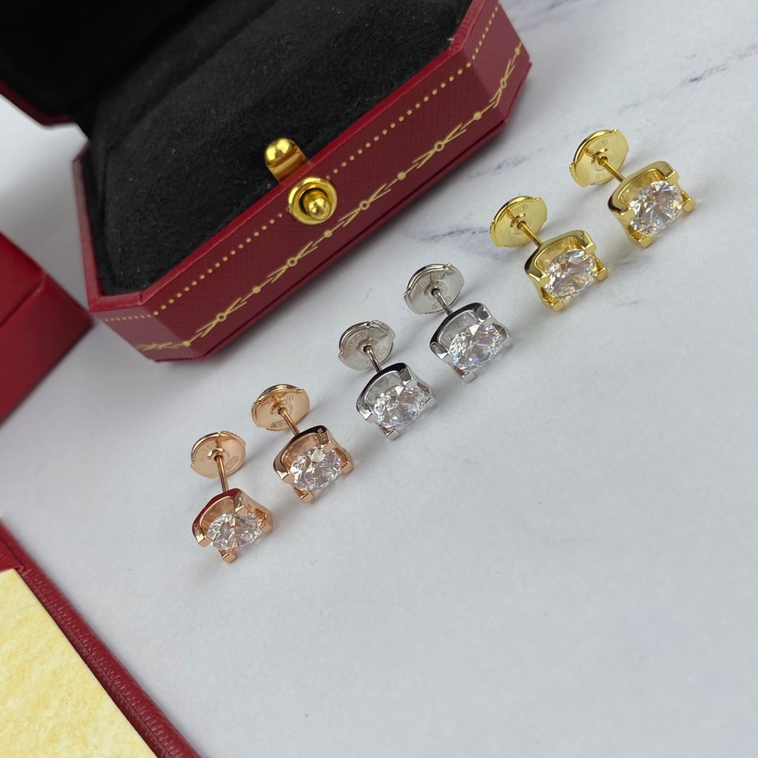 9861 3657140 Cartier Ox Horn Earrings