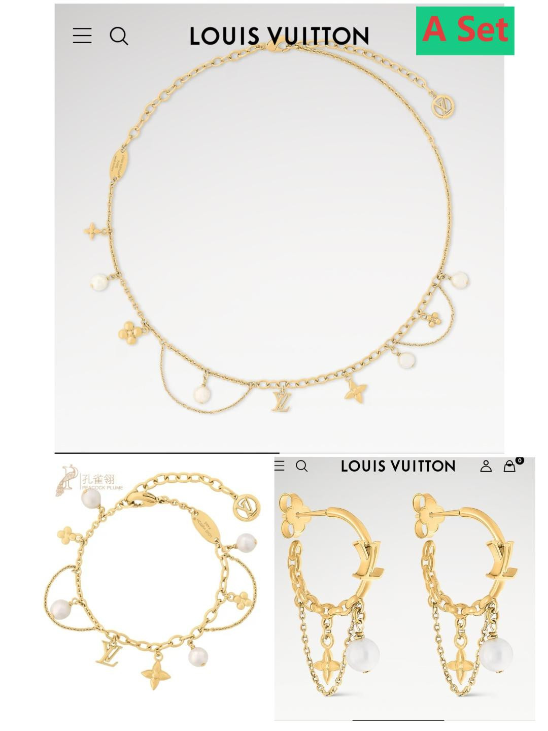 S156198 LV JEWELRY SET