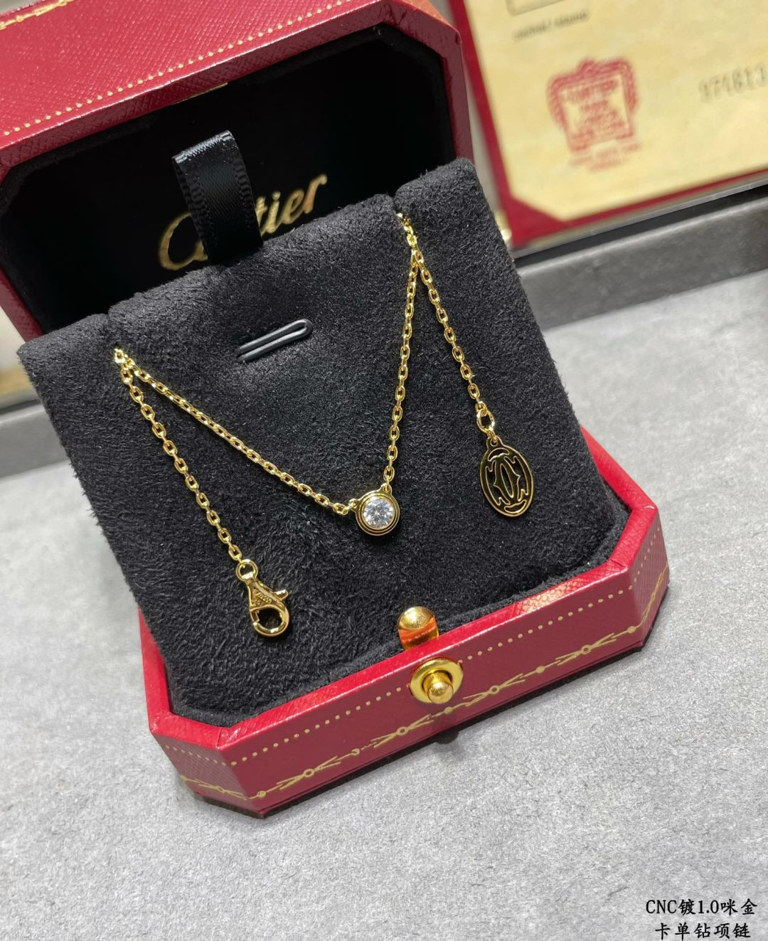 S102937 GOLD CARTIER NECKLACE