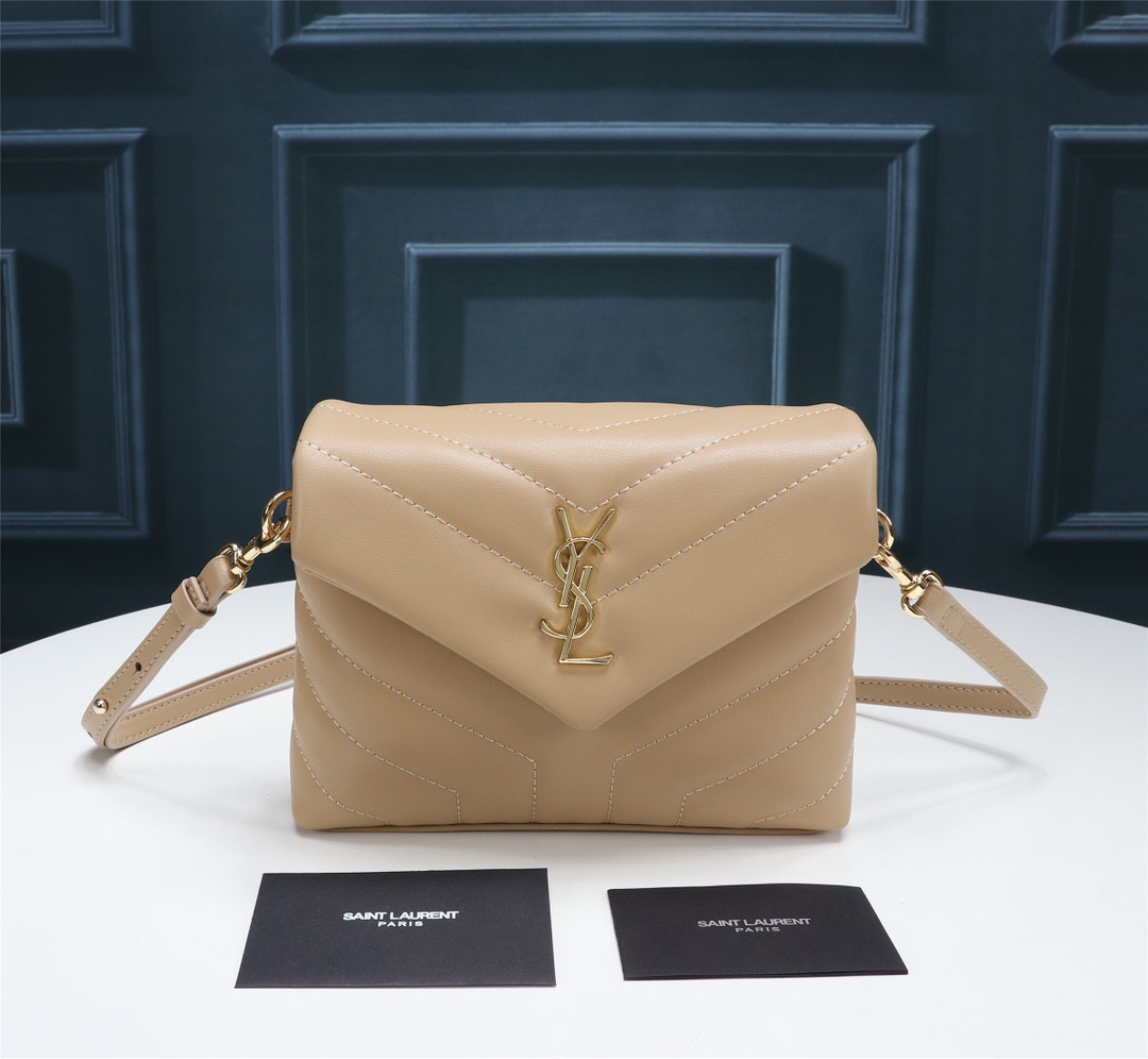 26599 YSL BEIGE/GOLD 20cm